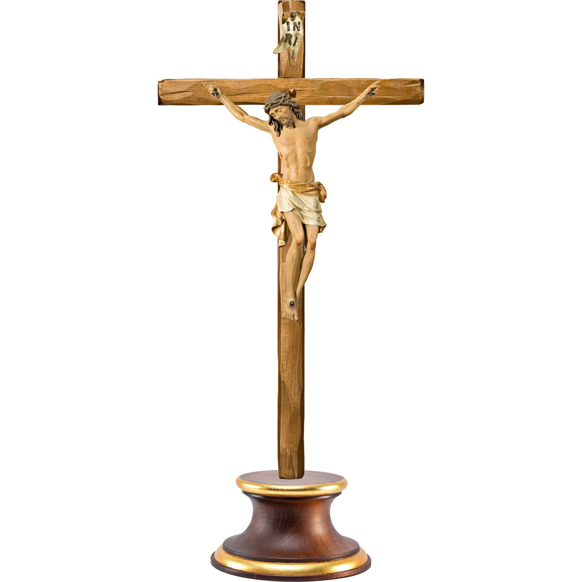 Cristo Pisa en pedestal